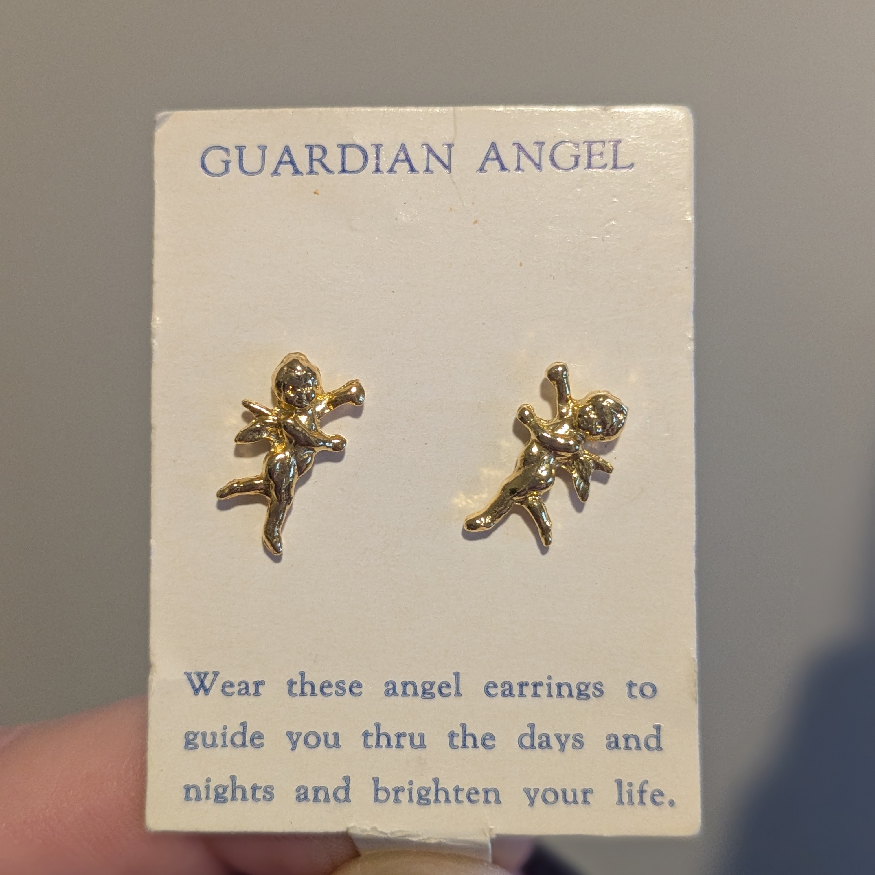 Guardian Angel Stud Earrings 12$